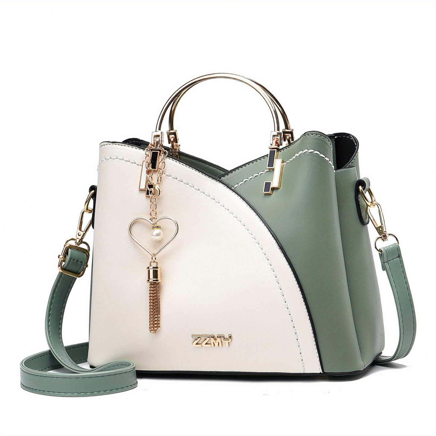 2025 New Fashion Color Block Small Size Women's Shoulder Bag Crossbody Handbag