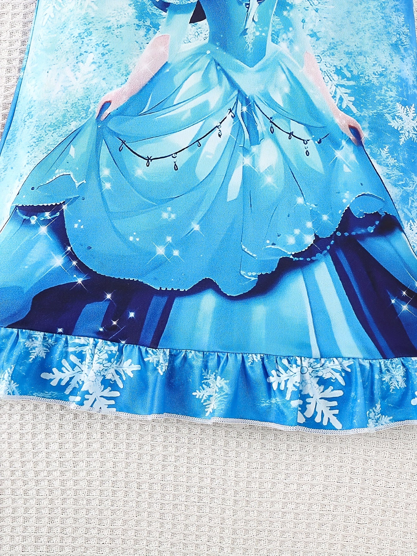 Girls Unicorn Sleep Dress Set Two Pieces Knee Length Pajamas