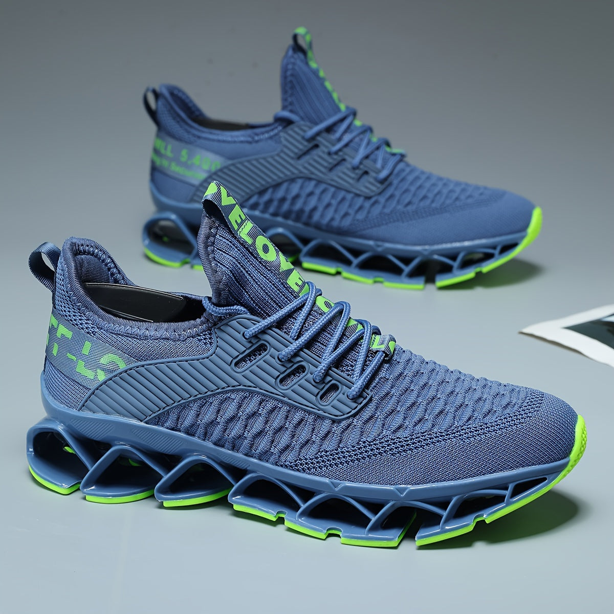 Mens Casual Lace Up Running Shoes Lightweight Breathable