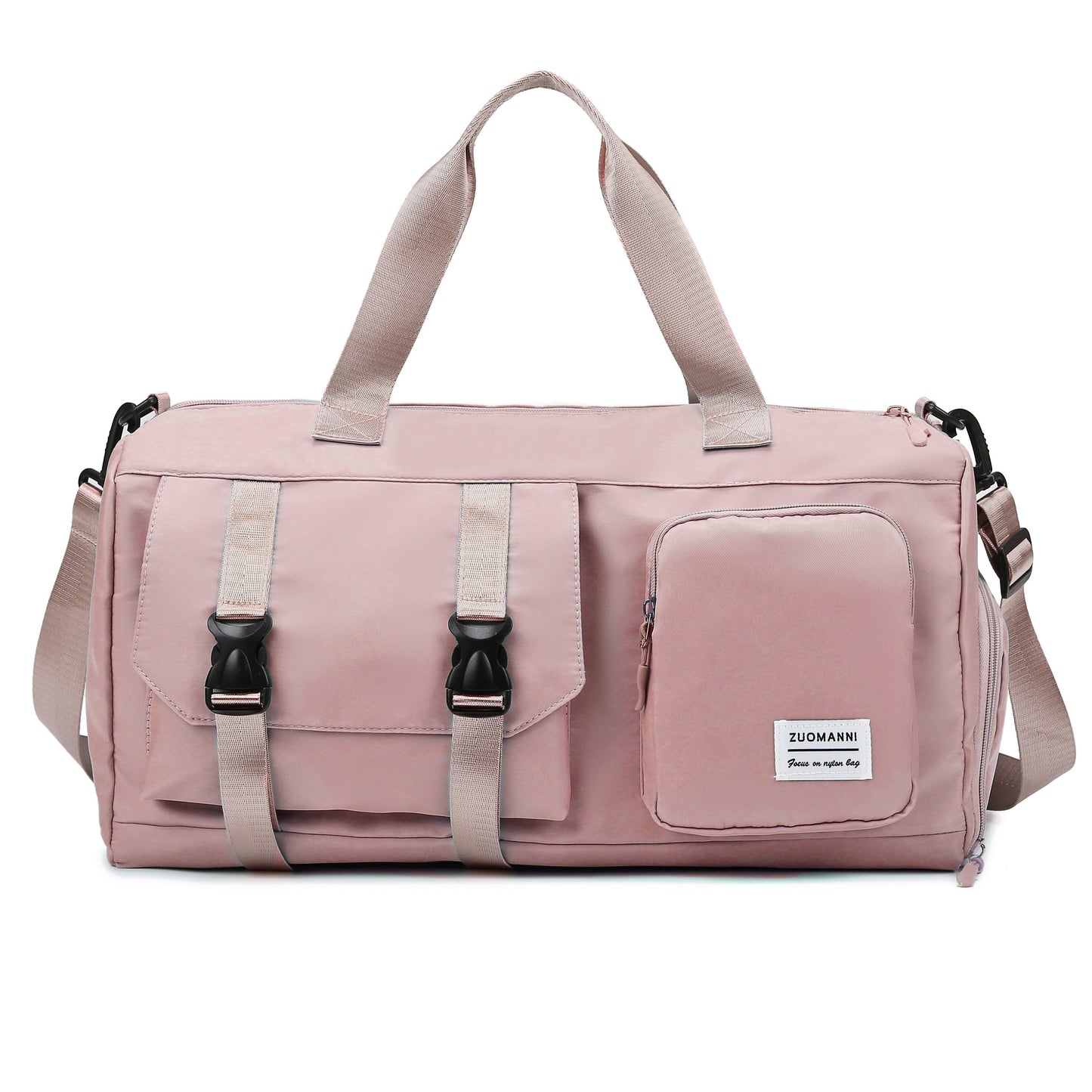 Women's Crossbody Bag, Outdoor Sports Fitness Bag, Weekend Luggage Bag, Yoga Bag, Multi-Pocket Short Trip Handbag