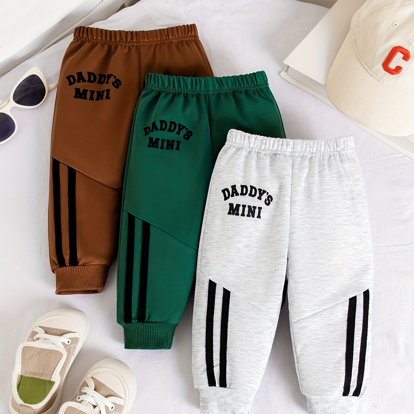 BHCHNTIY Brooklyn Themed Baby Joggers 3 Piece Set Casual