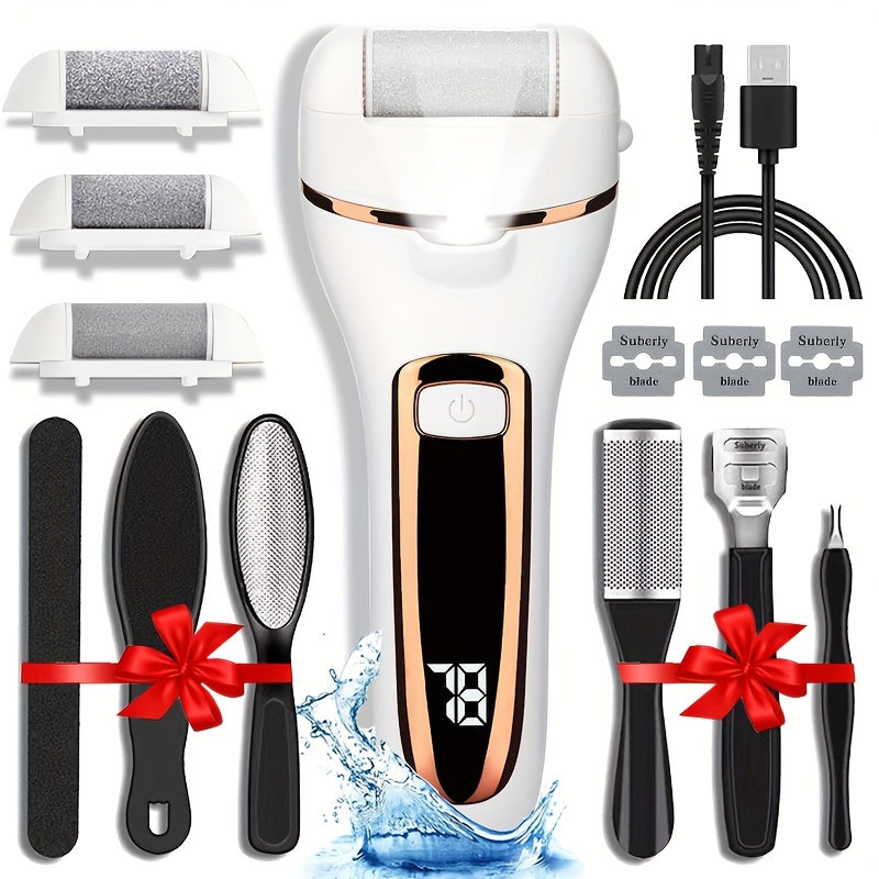Electric Feet Remover Rechargeable Foot File Pedicure Kit