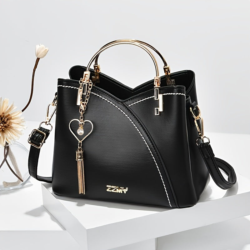 2025 New Fashion Color Block Small Size Women's Shoulder Bag Crossbody Handbag