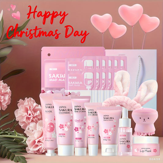 LAIKOUE Sakura Skin Care Kit For All Skin Types Daily