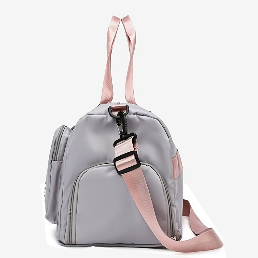 Women's Crossbody Bag, Outdoor Sports Fitness Bag, Weekend Luggage Bag, Yoga Bag, Multi-Pocket Short Trip Handbag