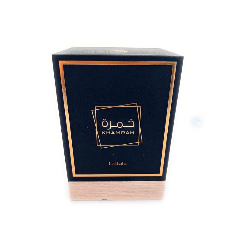 Lattafa Khamrah Eau de Parfum Spray Unisex 3.4 Oz Aromatic Sweet Spicy Scent