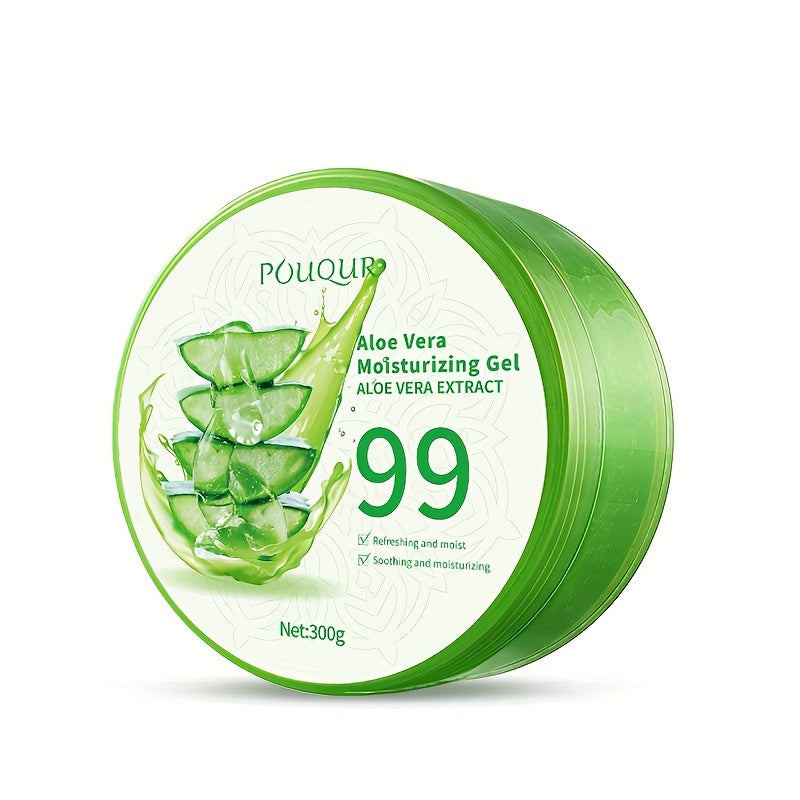 Buy 1 Get 1 Free; Buy 2 Get 2 Free; Aloe Vera Moisturizing Gel 300g, Aloe Vera Moisturizing Gel, Facial Cream For Men And Women, Moisturizing Cream, New And Old Packaging Random Hair