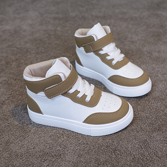 Unisex Spring Autumn Mid Top Sneakers With Non Slip Outsole