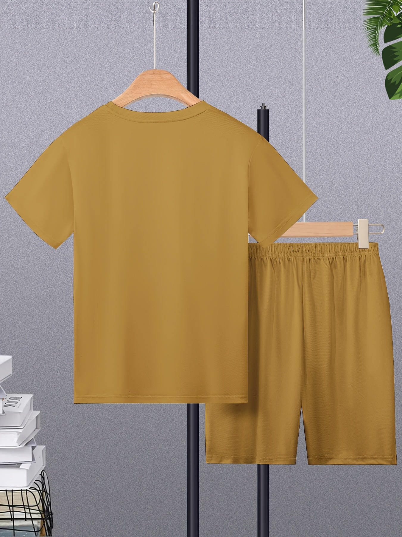 Casual Sports Suit Breathable Outdoor Casual Men's T-shirt and Shorts Suit Summer 3D Printing Suit for Adult Men