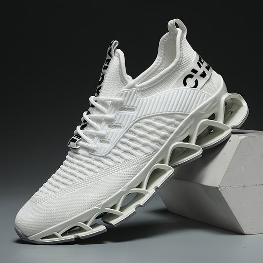 Mens Casual Lace Up Running Shoes Lightweight Breathable