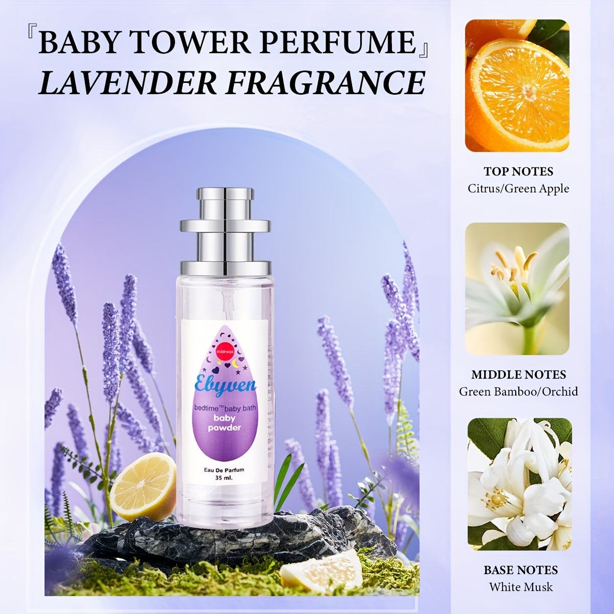 Elyuen Floral Vanilla Cherry Blossom Womens Perfume