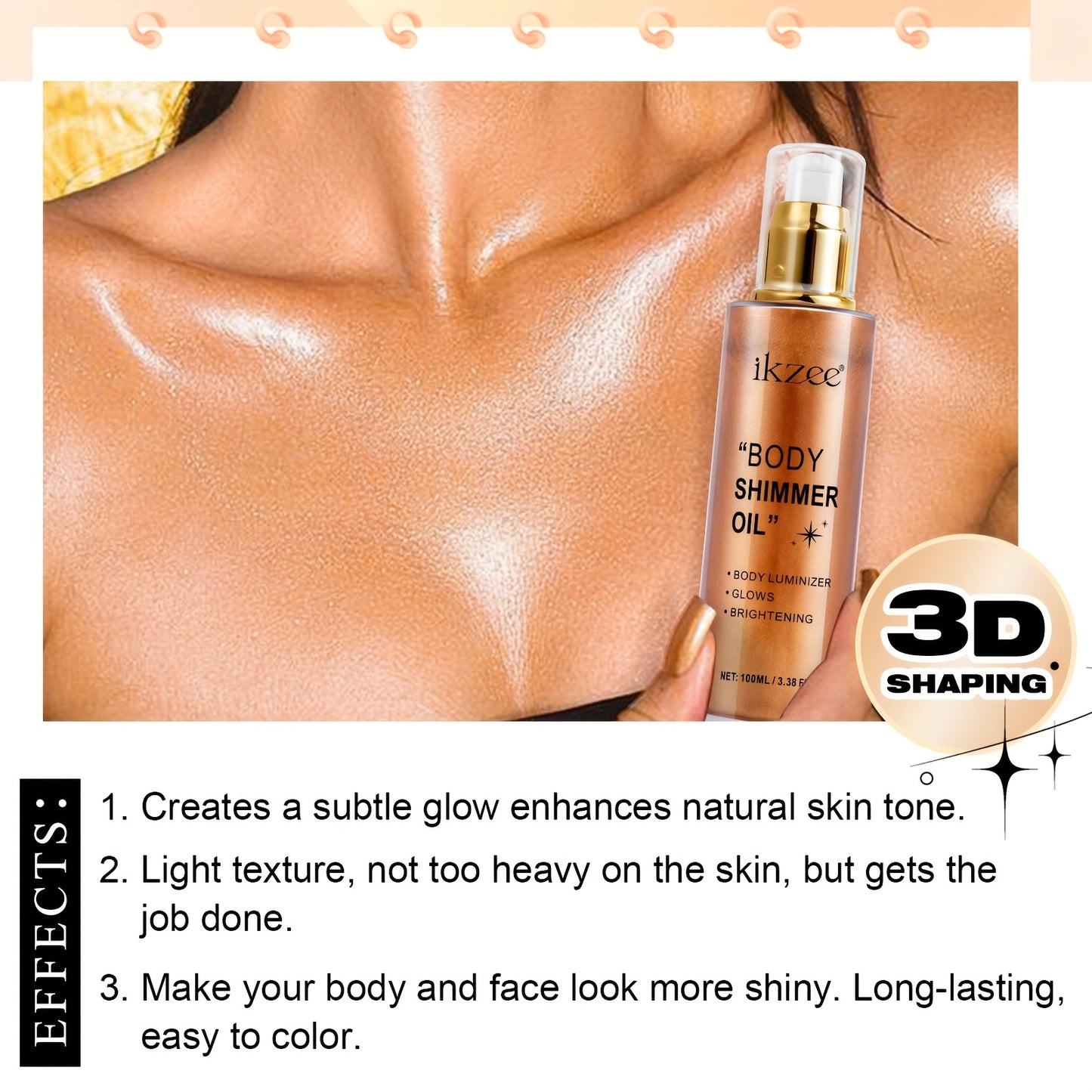 Elbbub Body Glitter Oil Shine For All Skin Tones Radiance