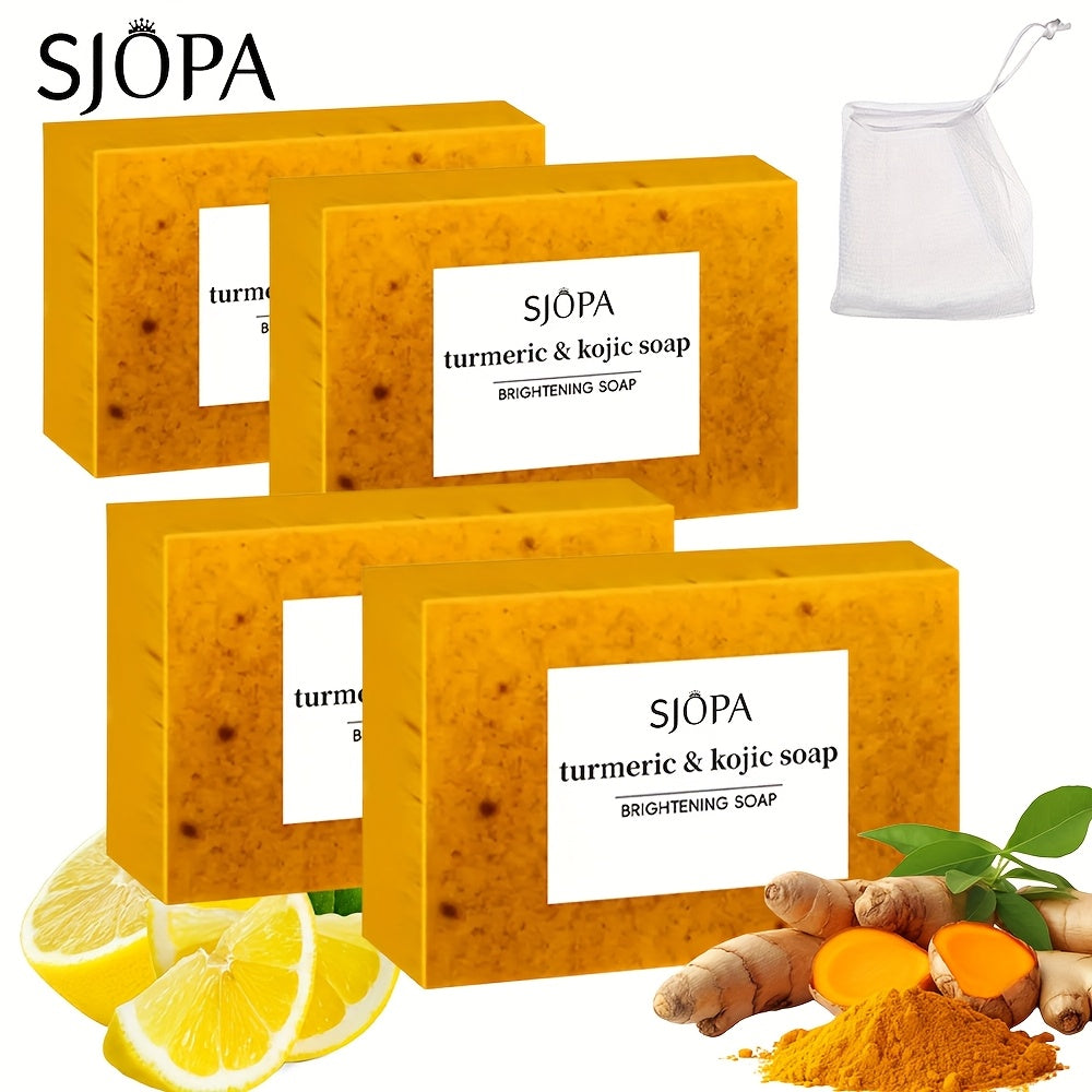 Turmeric Lemon Soap, Citric Acid Soap, Deep Cleansing And Moisturizing Light Beige, Ginger Soap, Bath And Face Wash