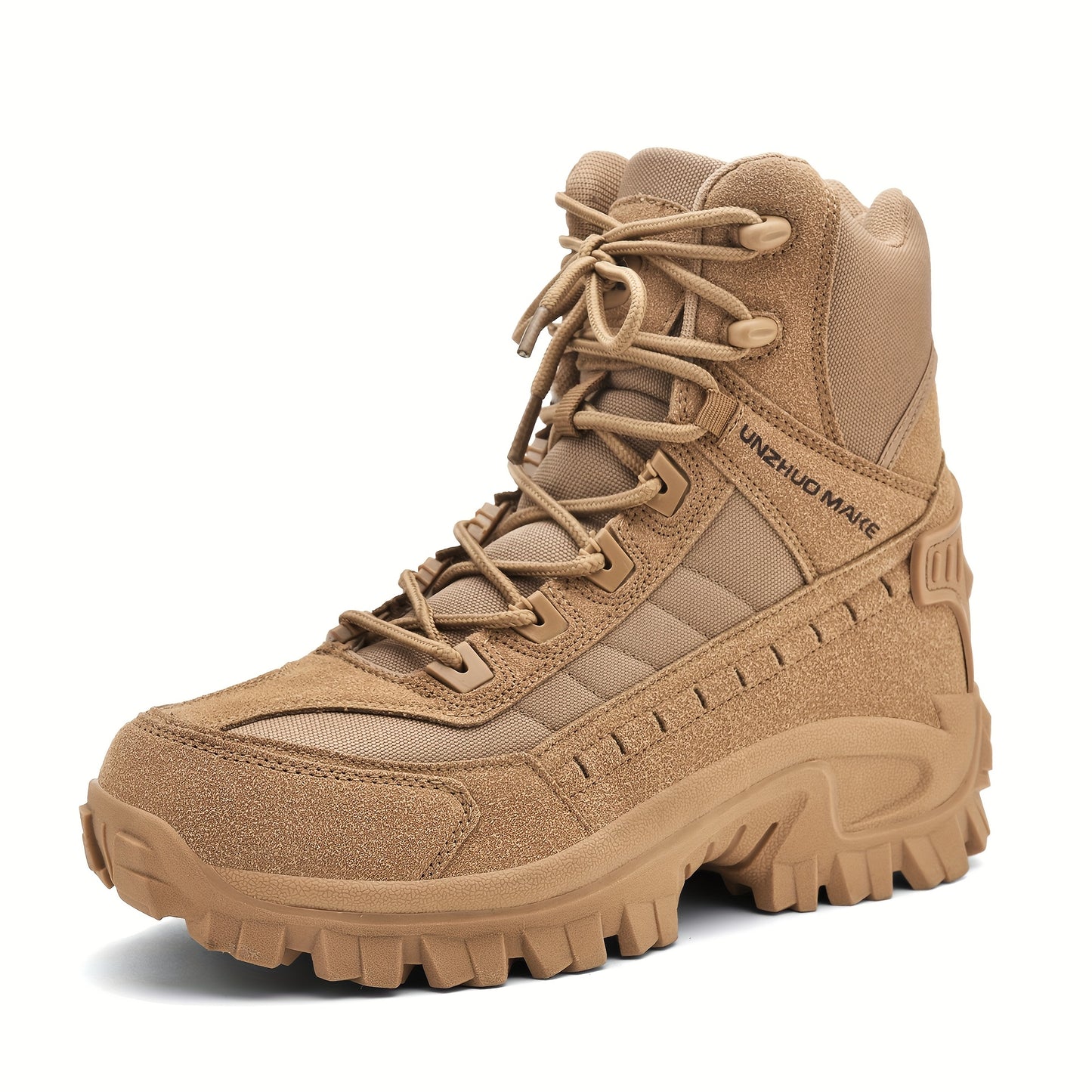 UNZHUO MAKE Men Hiking Boots High Top Non Slip Trekking