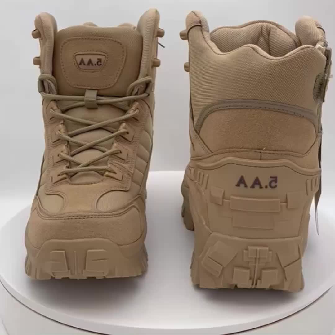 UNZHUO MAKE Men Hiking Boots High Top Non Slip Trekking