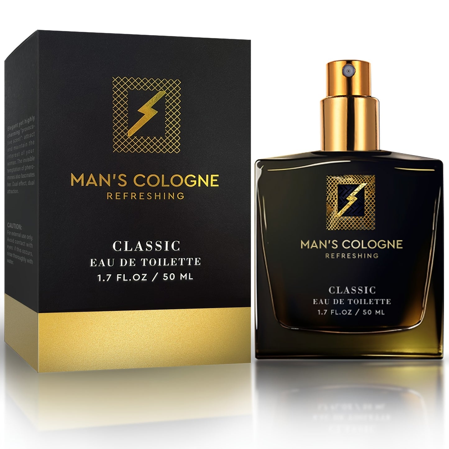 Pheromone Cologne For Men, Premium Perfume To Attract Women, Natual & Long-Lasting Fresh Scents, Enhancement Glamour