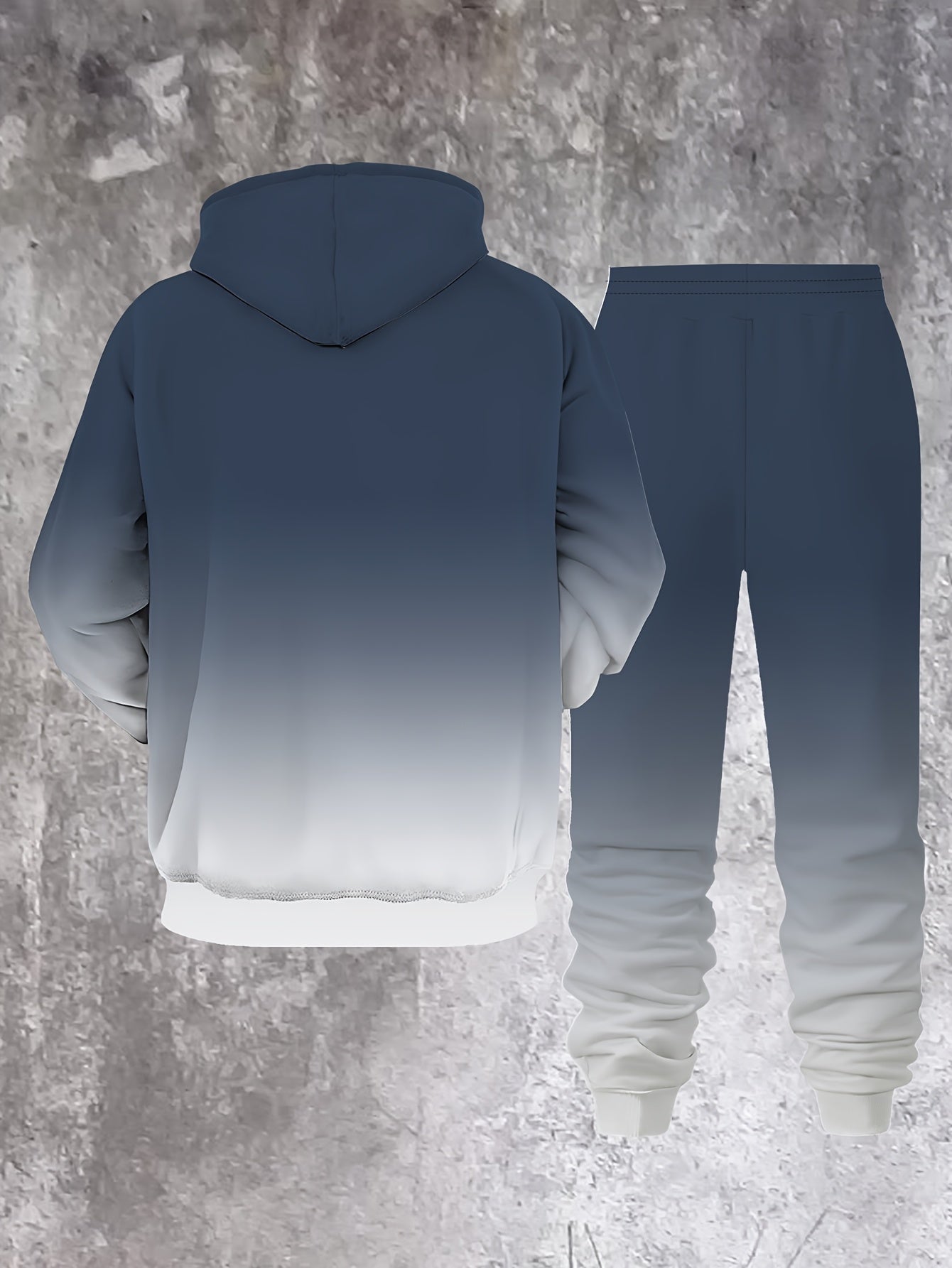 Mens Hooded Streetwear Sweatshirt Set For Weekend Casual