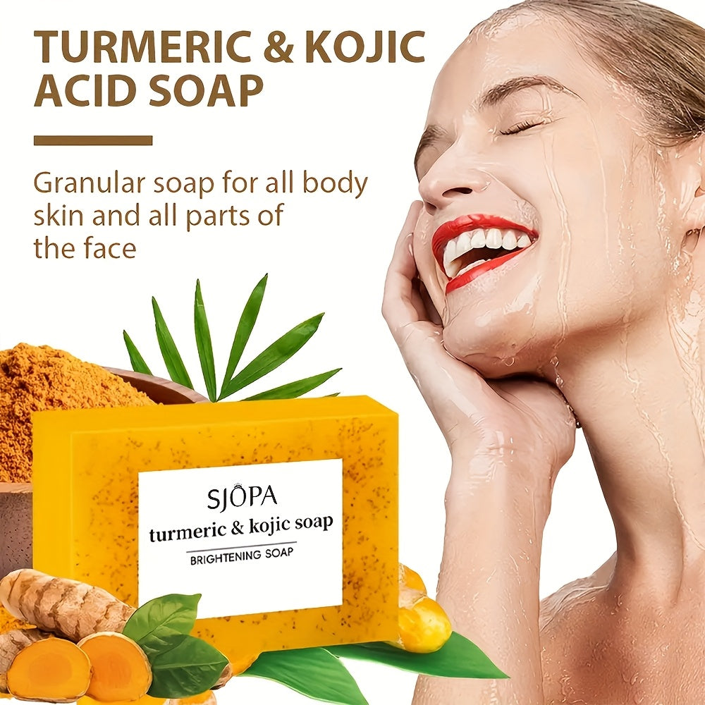 Turmeric Lemon Soap, Citric Acid Soap, Deep Cleansing And Moisturizing Light Beige, Ginger Soap, Bath And Face Wash