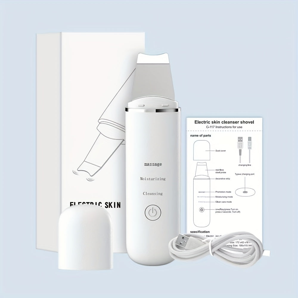 Facial Pore Cleanser Scrubber 3 in 1 Deep Cleansing Device