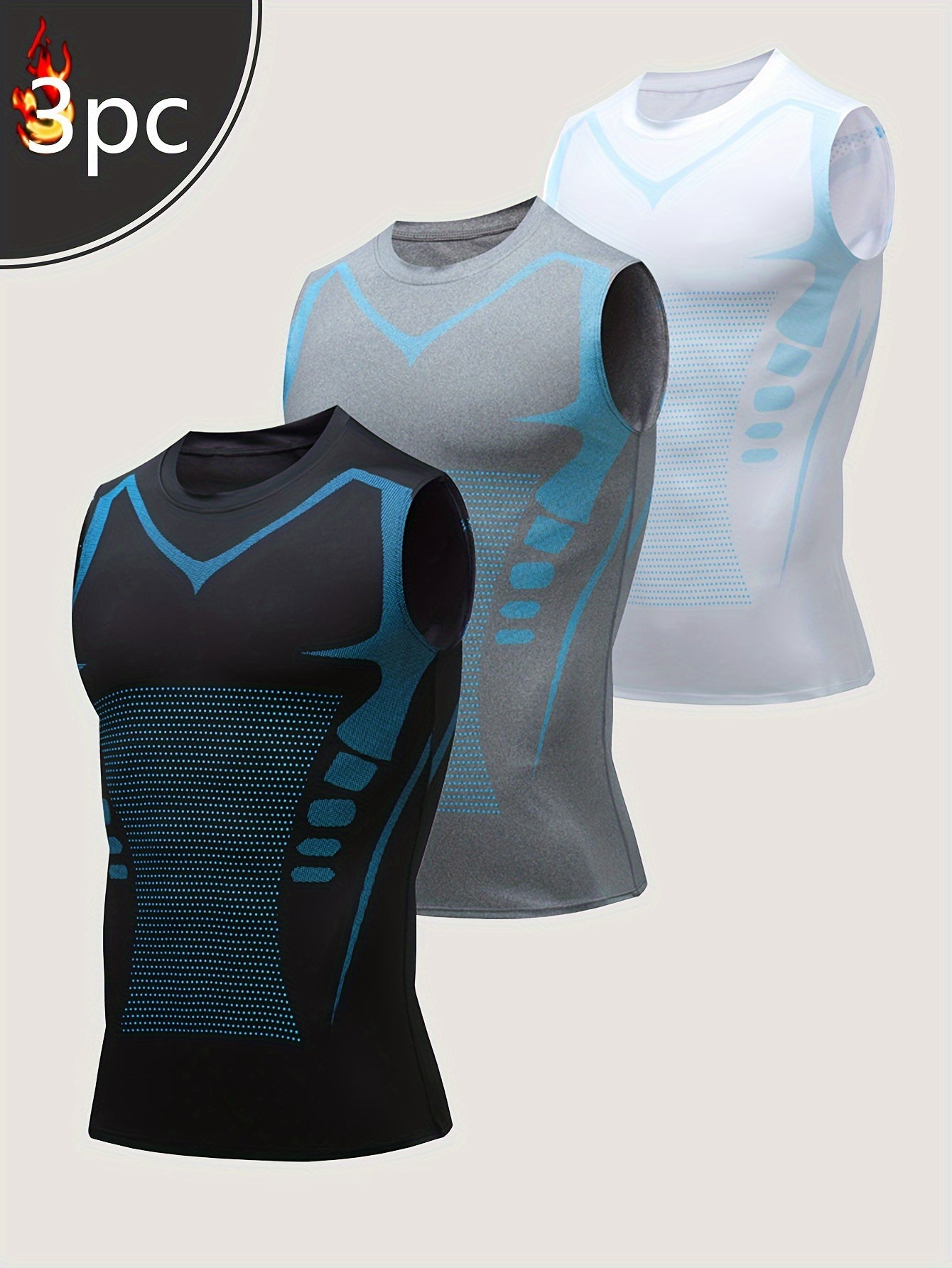 Men's Sports Compression Tank Tops Moisture Wicking