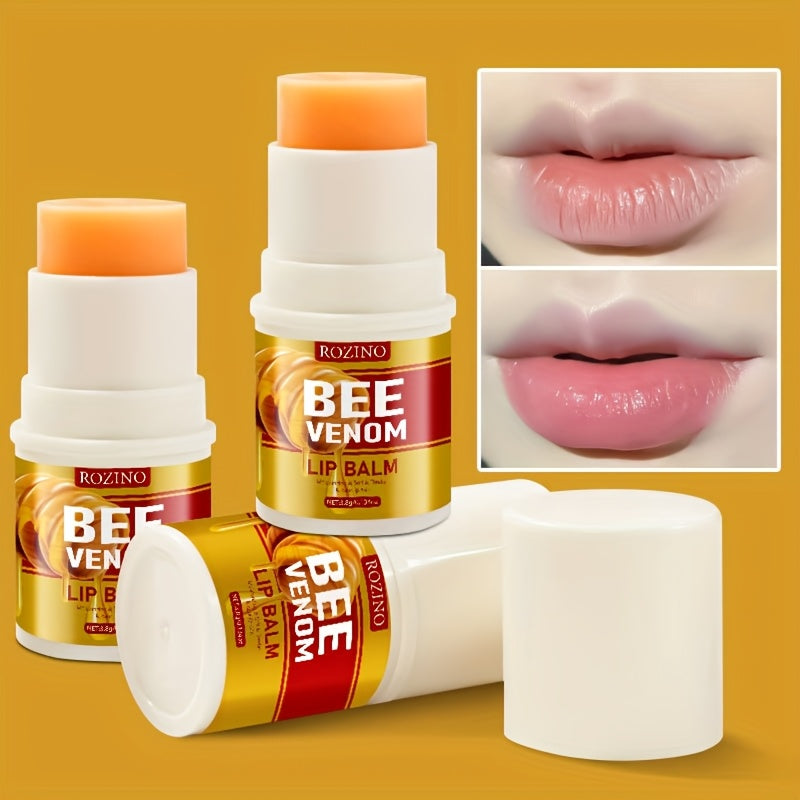 [Multipurpose Bee Venom Care] 5pcs Bee Venom Care Combination | Moisturizing, Comprehensive, Lightweight, Non Greasy, Quickly Absorbed, Gentle, Non Irritating, Portable and Easy to Use for Lip, Face, Neck, Hands, Feet, and Bo
