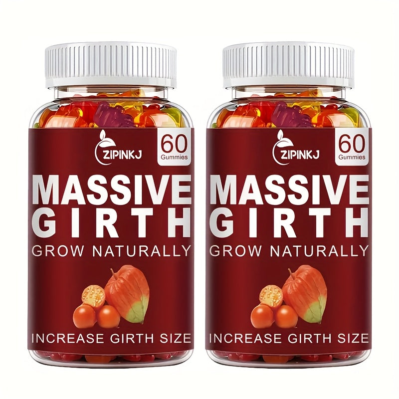 1/2/3 Bottles of Men's Health Gummy Supplement, Help Healthy Vitality Every Day Make Each Other Closer Complex Vitamin Energy Gummies Specially Designed for Men