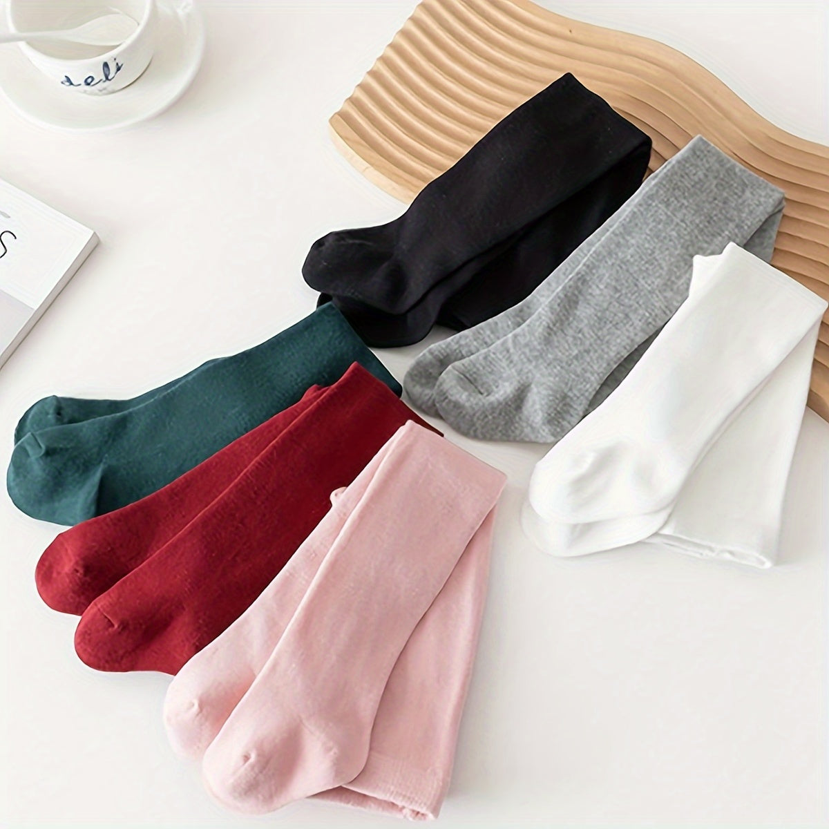 Girls 6 Pack Soft Tights And Leggings All Seasons Versatile