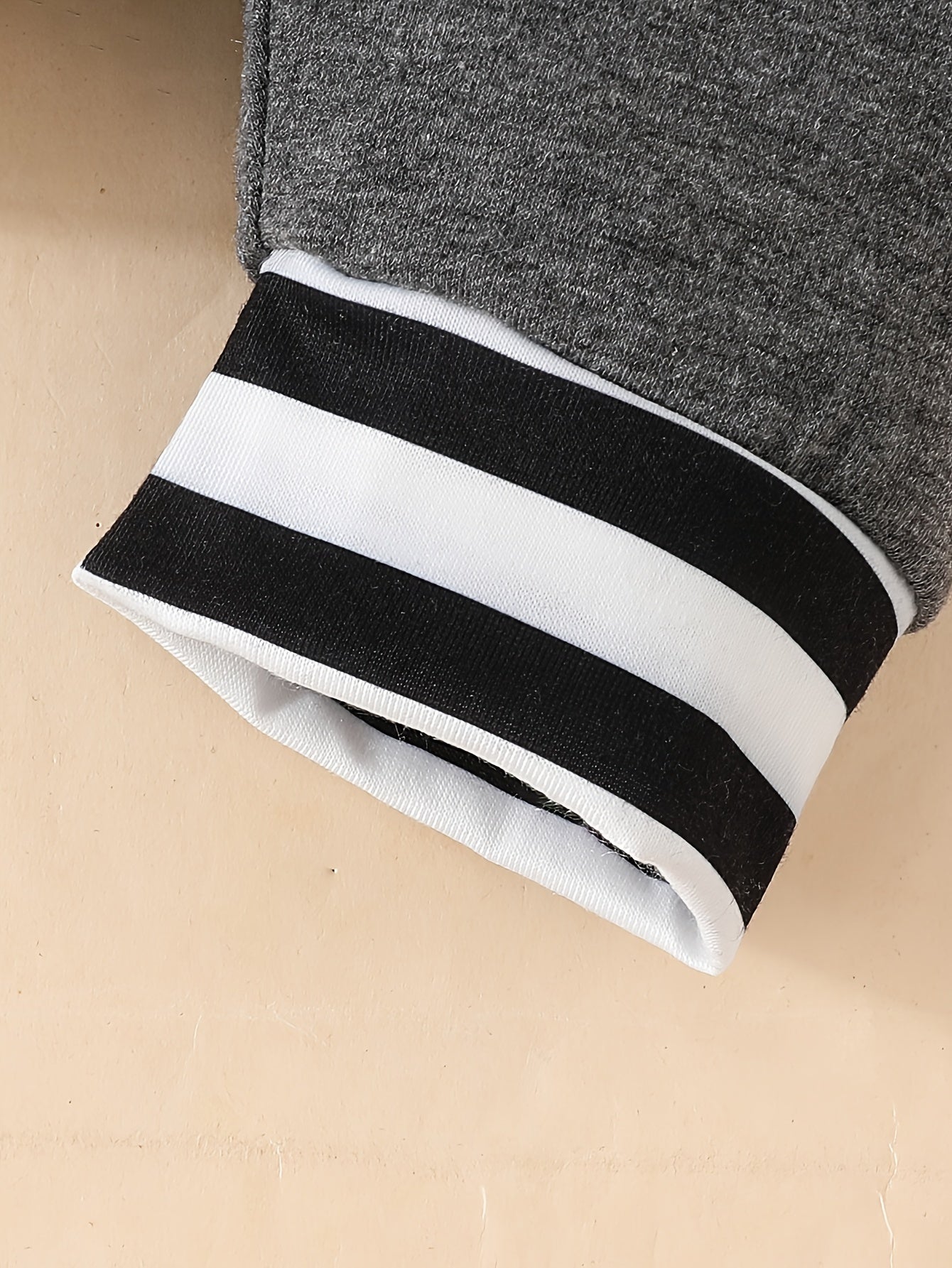 Three Piece Baby Boy Long Sleeve Shirt Striped Pants Hat
