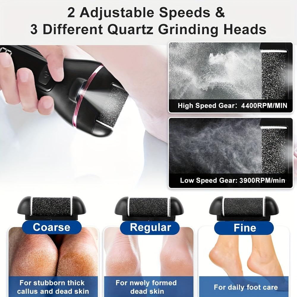Electric Feet Remover Rechargeable Foot File Pedicure Kit