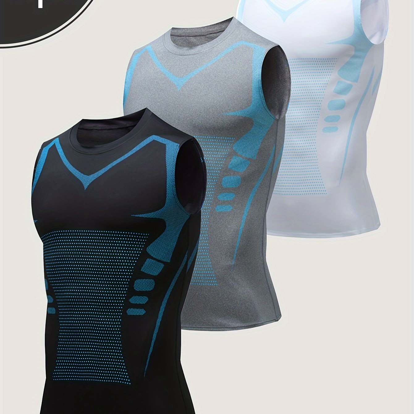 Men's Sports Compression Tank Tops Moisture Wicking
