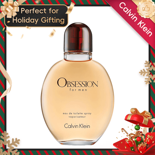 Calvin Klein OBSESSION for Men, 4.2 oz Eau de Toilette Spray,CK, Long-Lasting Fragrance, Sexy & Masculine Scent, Gift Ready
