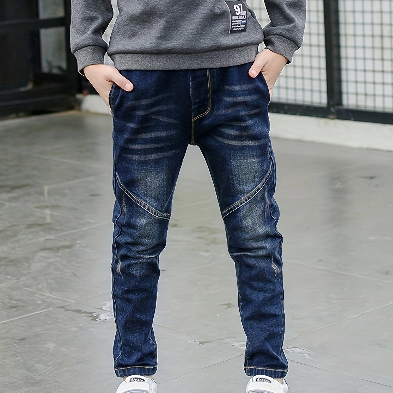 Boys Denim Jeans Pants For Spring And Autumn Kids Wear
