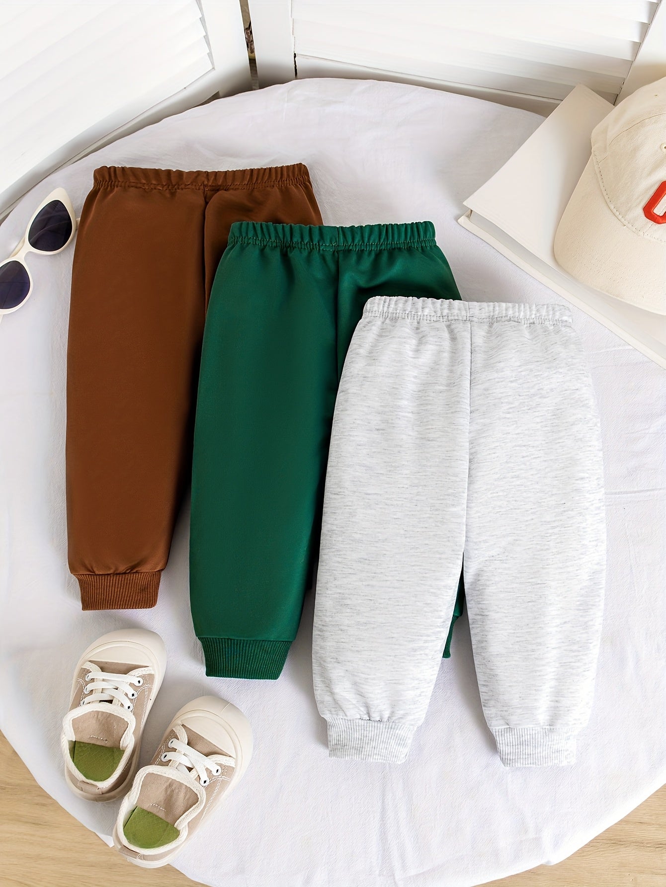 BHCHNTIY Brooklyn Themed Baby Joggers 3 Piece Set Casual
