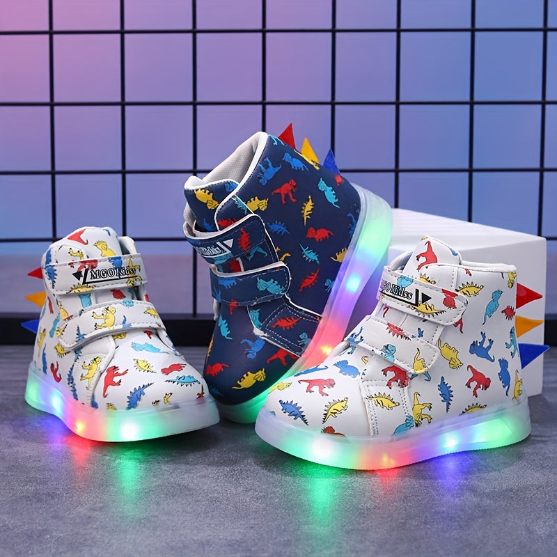 MGO Kidss Glowing Lights Shoes With Flashing LEDs For Kids