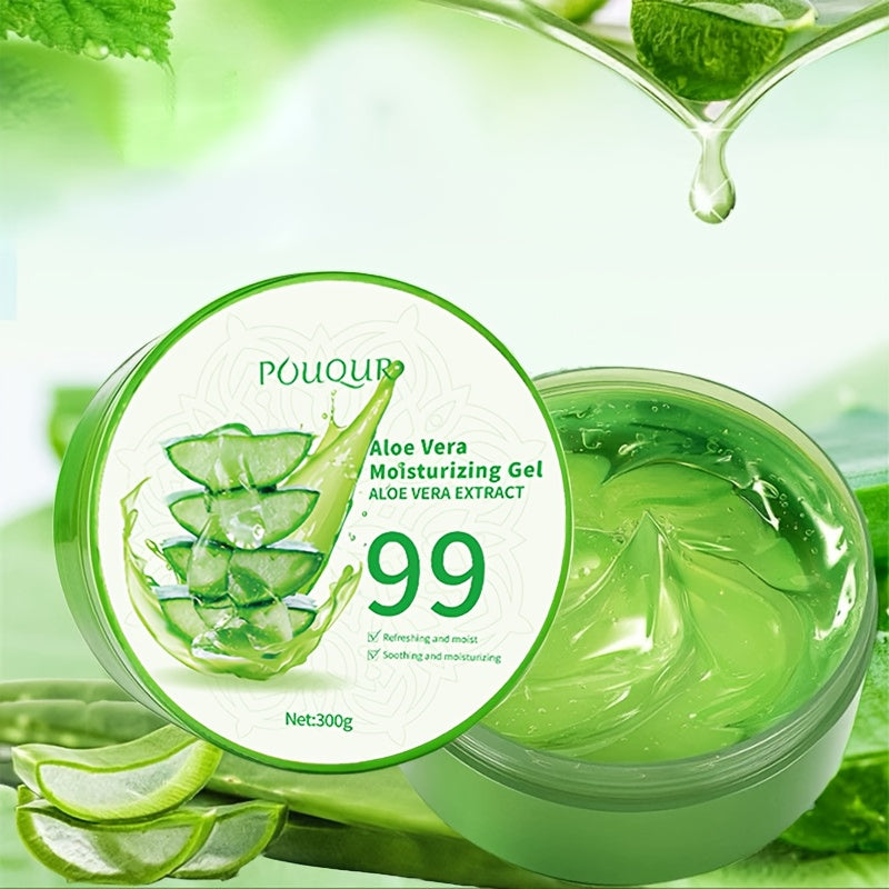 Buy 1 Get 1 Free; Buy 2 Get 2 Free; Aloe Vera Moisturizing Gel 300g, Aloe Vera Moisturizing Gel, Facial Cream For Men And Women, Moisturizing Cream, New And Old Packaging Random Hair
