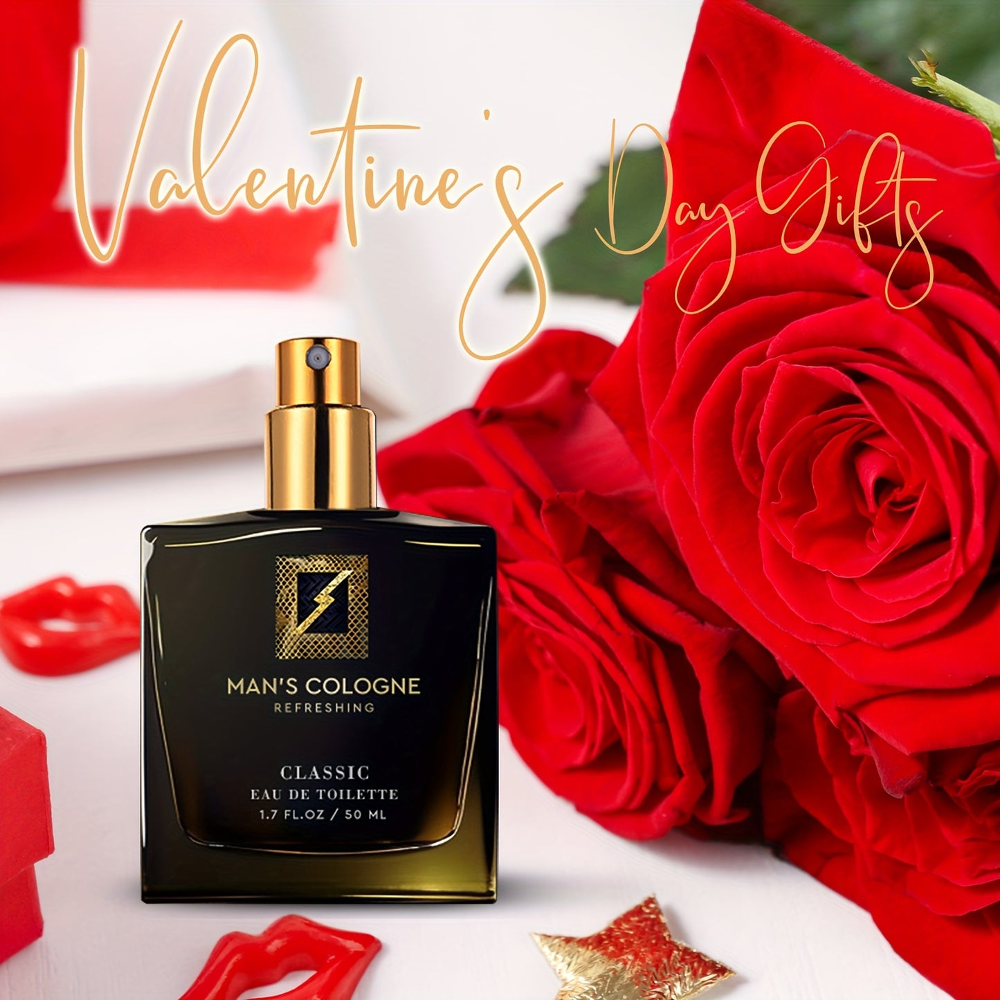 Pheromone Cologne For Men, Premium Perfume To Attract Women, Natual & Long-Lasting Fresh Scents, Enhancement Glamour