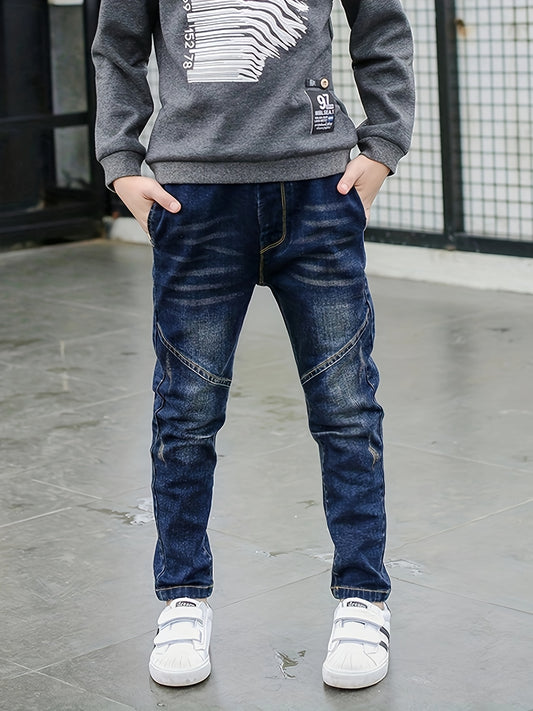 Boys Denim Jeans Pants For Spring And Autumn Kids Wear