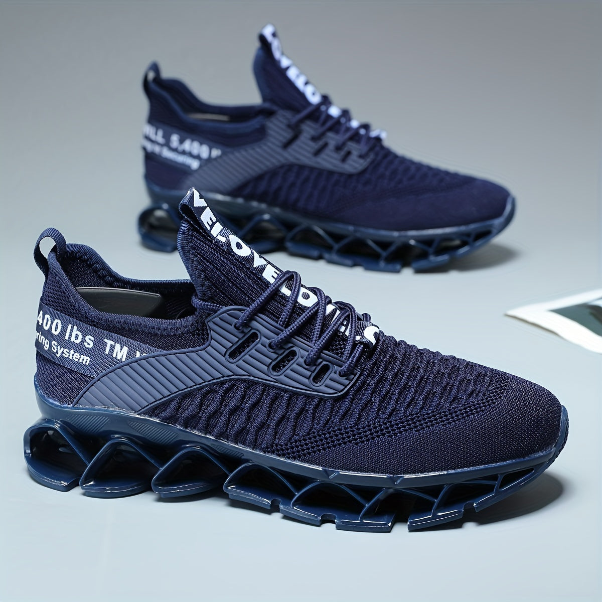 Mens Casual Lace Up Running Shoes Lightweight Breathable
