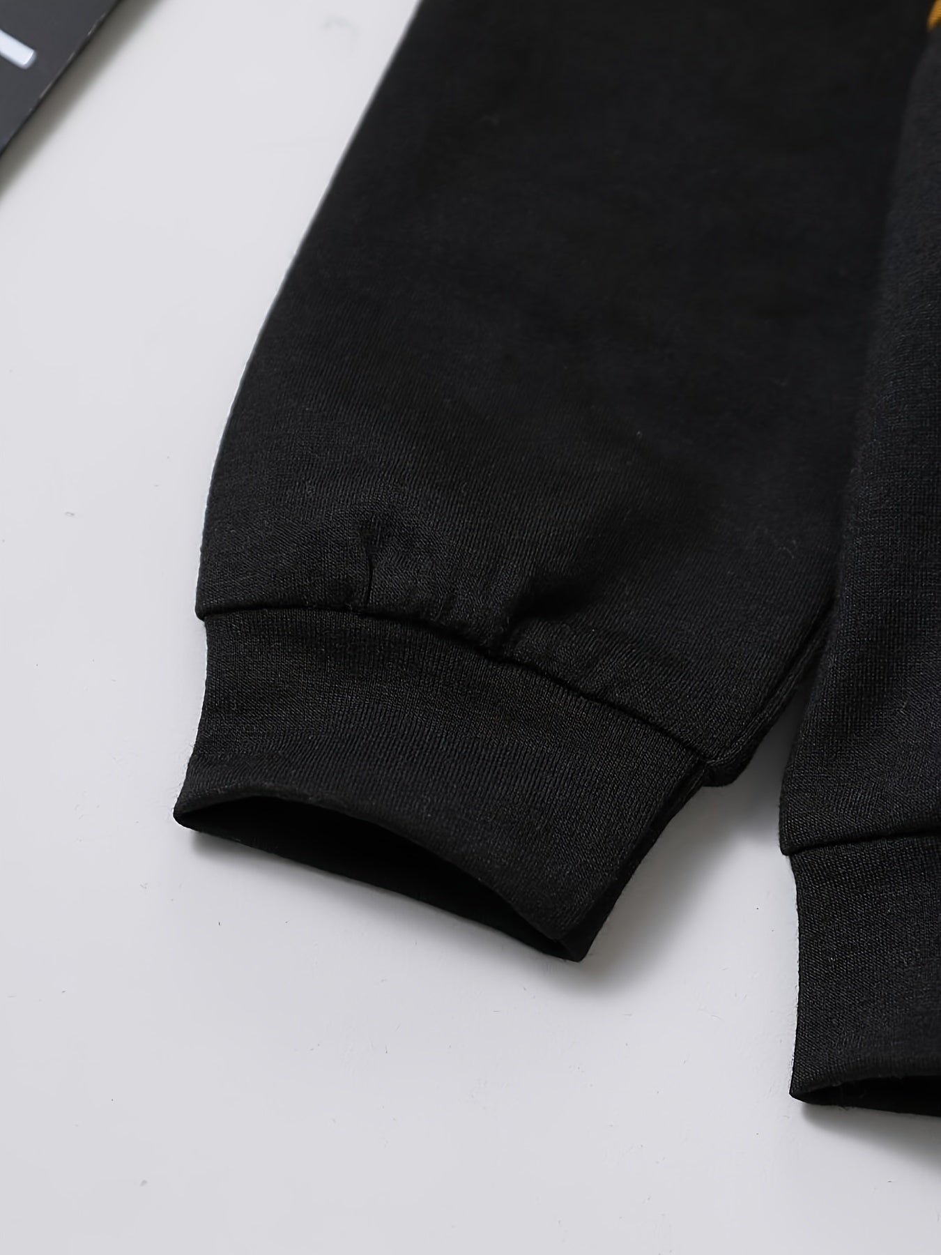 Kids Autumn Winter Spliced Long Sleeve Sweater And Pants Set