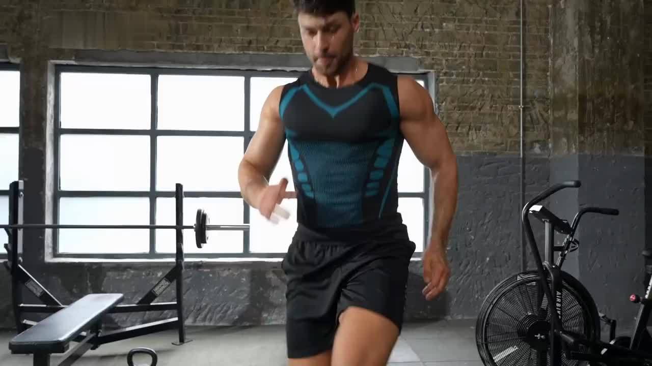 Men's Sports Compression Tank Tops Moisture Wicking