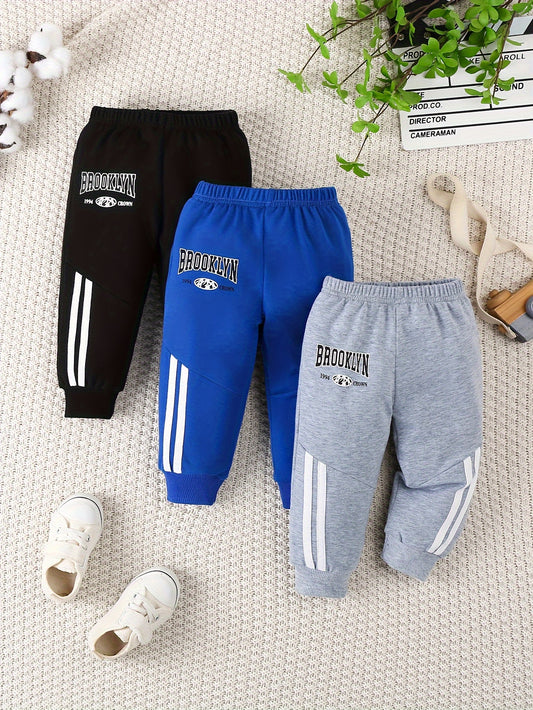 BHCHNTIY Brooklyn Themed Baby Joggers 3 Piece Set Casual