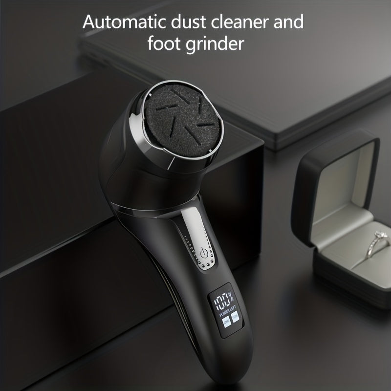 GERTZY Electric Foot Callus Remover Kit - Rechargeable, Portable Pedicure Tool for Professional Foot Care, IPX6, Ideal for Dry, Hard, Cracked Skin, Perfect Father'S Day Gift, Professional Foot Care|Modern Foot Care|IPX6, Foot