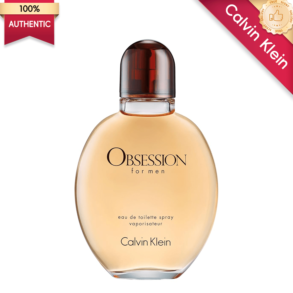 Calvin Klein OBSESSION for Men, 4.2 oz Eau de Toilette Spray,CK, Long-Lasting Fragrance, Sexy & Masculine Scent, Gift Ready