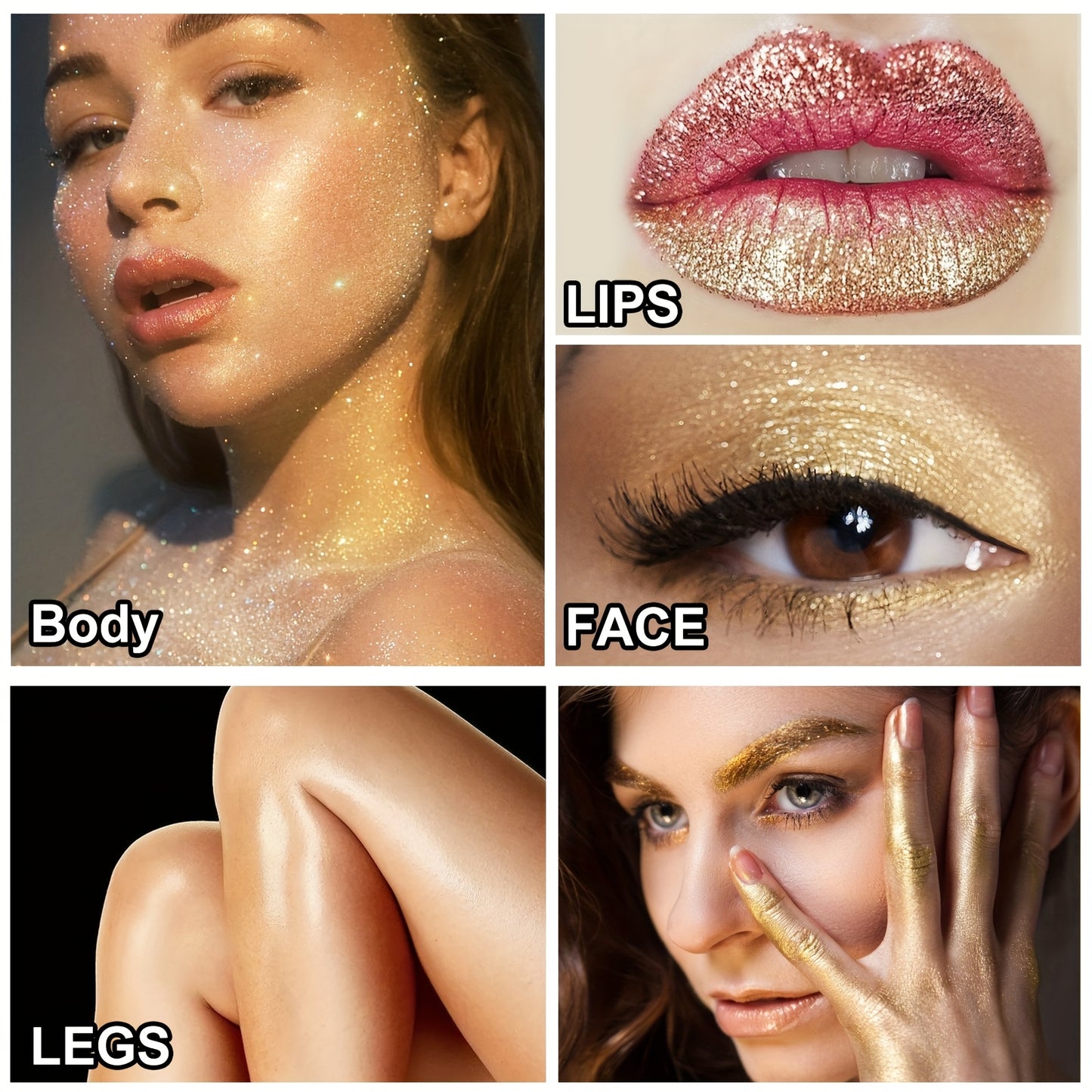 Elbbub Body Glitter Oil Shine For All Skin Tones Radiance
