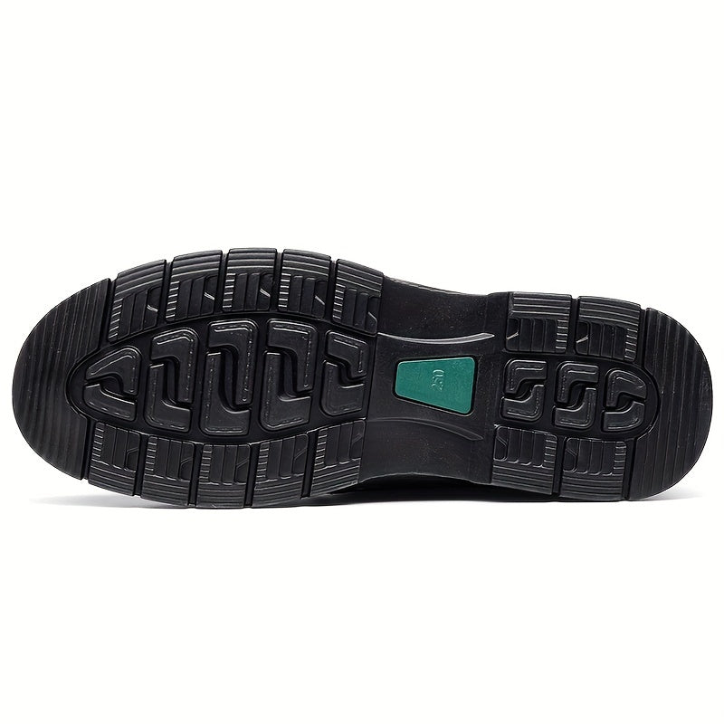 Men's Thermal Winter Boots With Plush Lining And Rubber