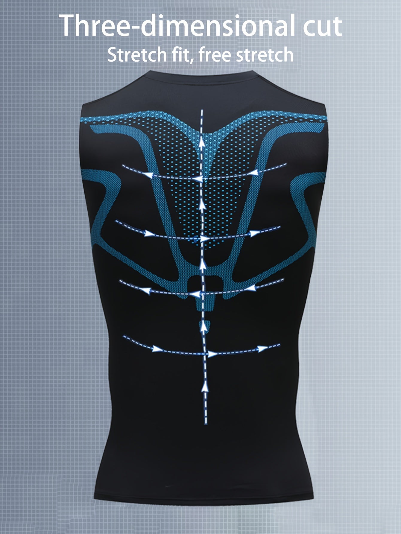 Men's Sports Compression Tank Tops Moisture Wicking