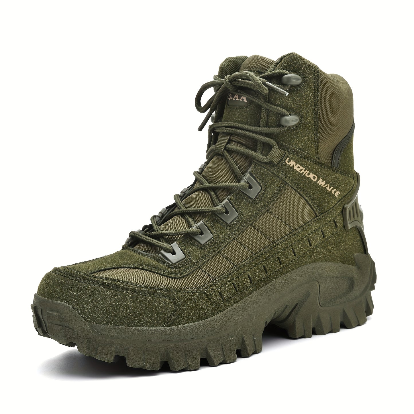UNZHUO MAKE Men Hiking Boots High Top Non Slip Trekking