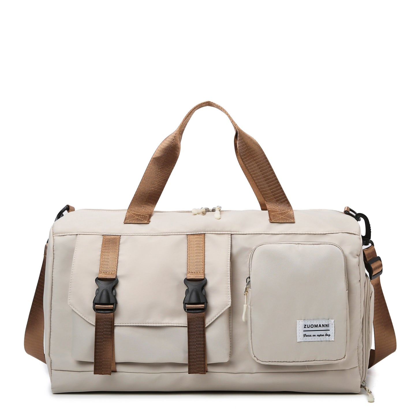 Women's Crossbody Bag, Outdoor Sports Fitness Bag, Weekend Luggage Bag, Yoga Bag, Multi-Pocket Short Trip Handbag