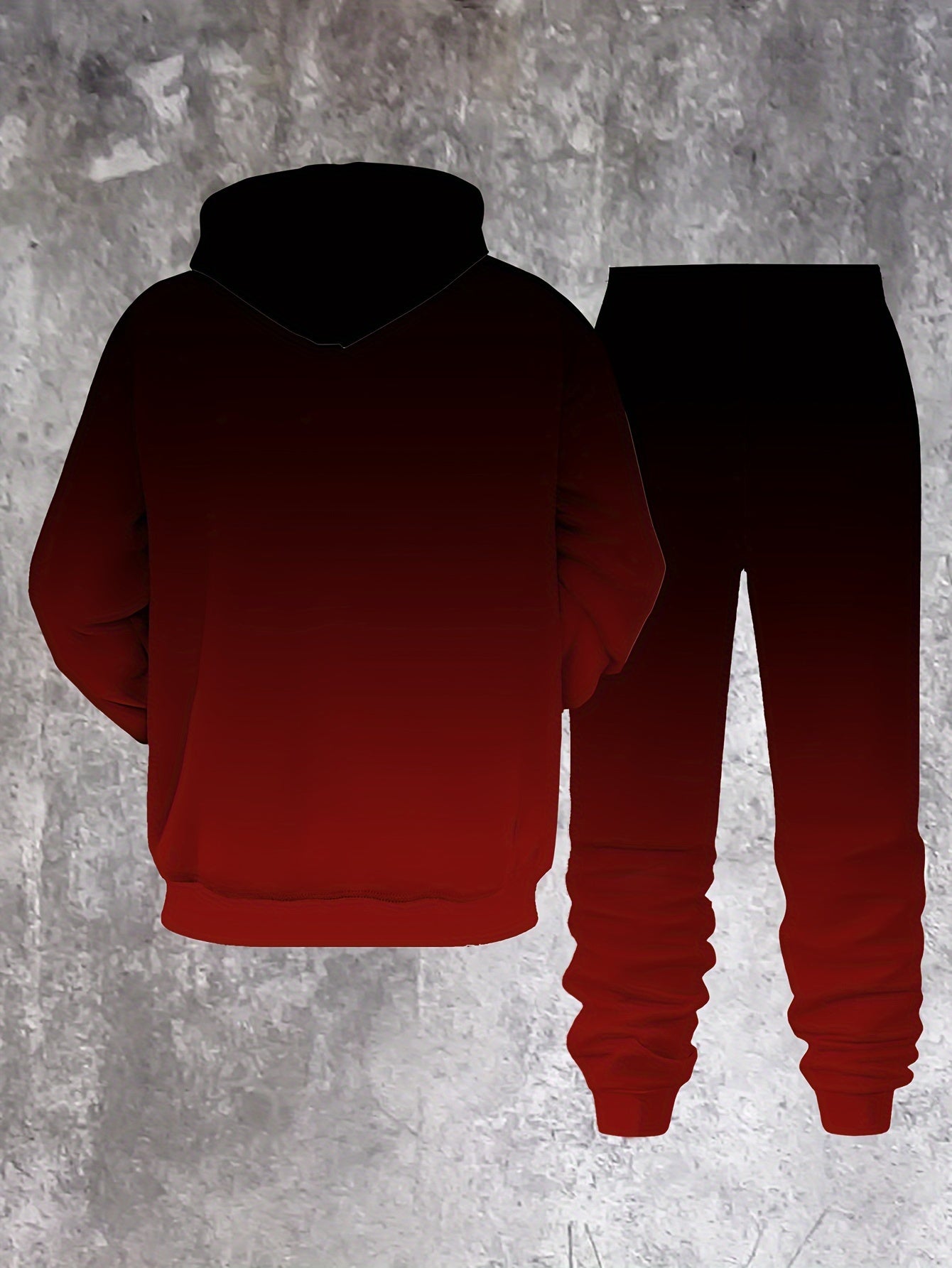 Mens Hooded Streetwear Sweatshirt Set For Weekend Casual