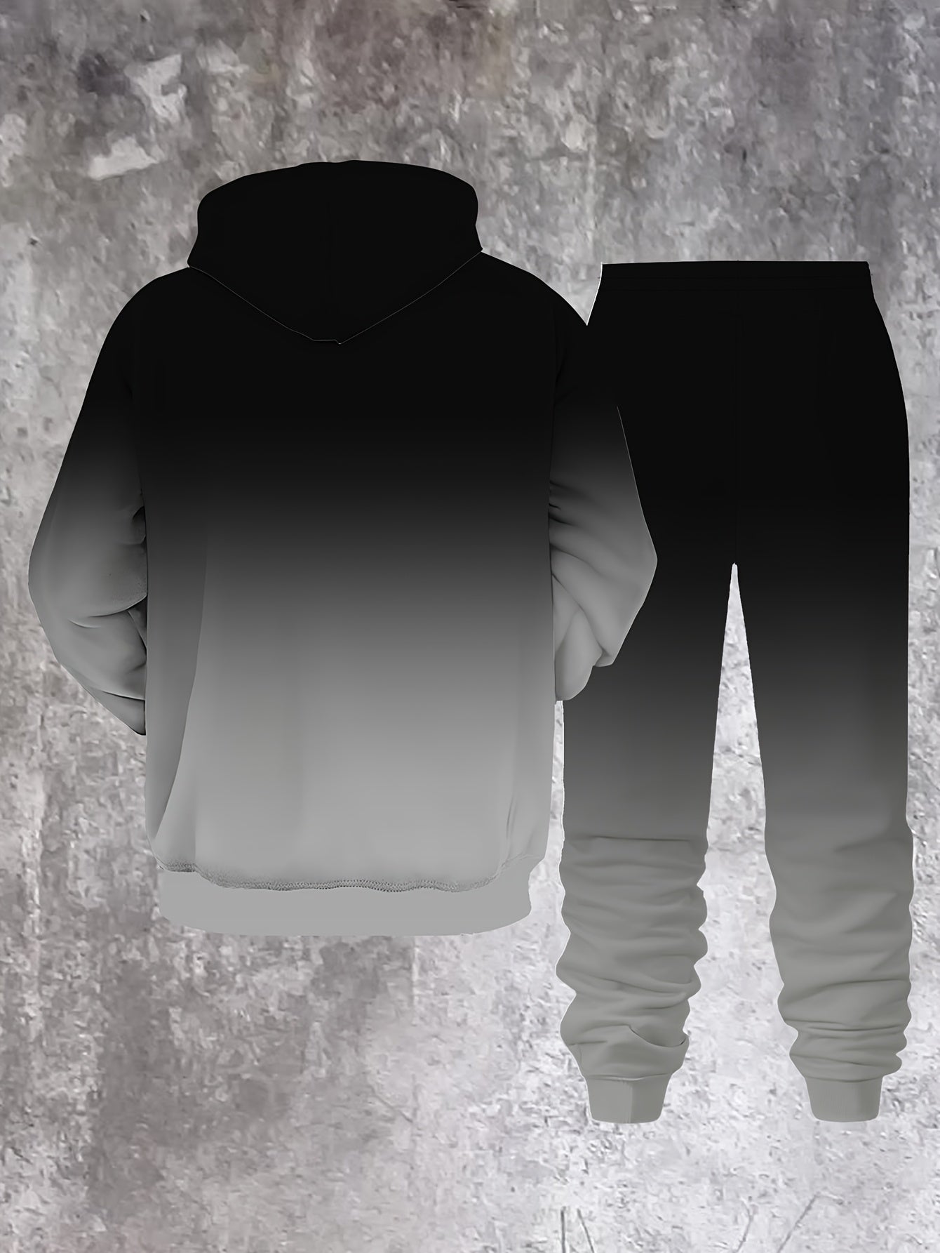 Mens Hooded Streetwear Sweatshirt Set For Weekend Casual
